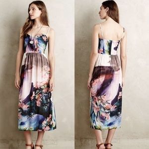 Anthropologie Corey Lynn Carter watercolor dress